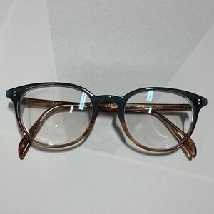 Women's Teal and Brown Glasses